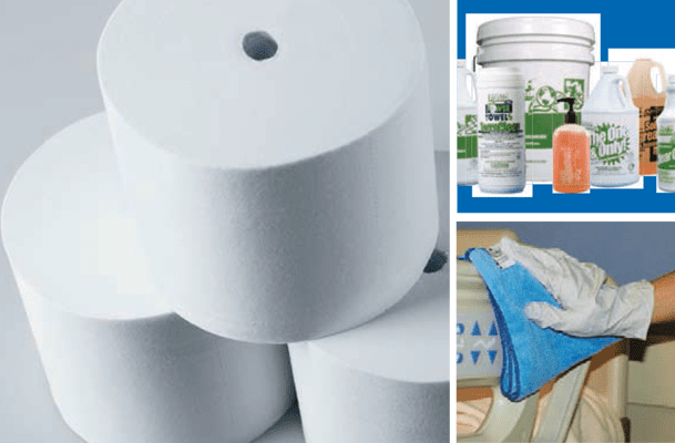 Toilet tissue, cleaners