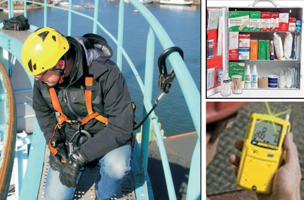 Safety equipment, harnesses, life lines