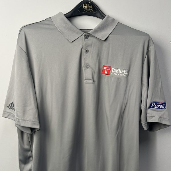 adidas A230 Performance Golf Polo + Purell Sleeve